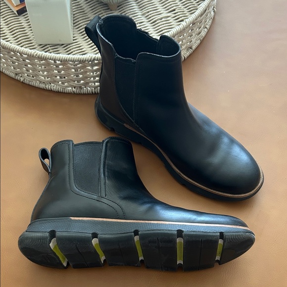 Cole Haan Shoes - Cole Haan ZeroGrand Black Leather Chelsea Boots Size 5.5